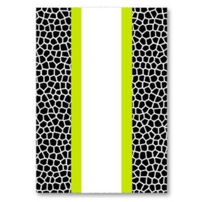 Verhaak schrift Kixx harde kaft ruit 10x10mm A4 zwart/wit/geel