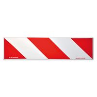 Reflecterende Strepen / Stickers - 14x50cm - Rood/Wit - Set à 2 stuks AV109400 - thumbnail