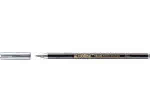 Brushpen edding 1340 metallic zilver