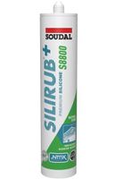 Soudal Silirub+ S8800 | Natuursteen | Siliconenkit | Zwart | 300 ml - 120996