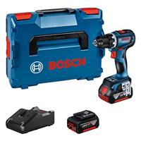 Bosch Professional 18V System accuschroefboormachine GSR 18V-90 C (incl. 2 x 5,0Ah-accu's, lader GAL 18V-40, in L-BOXX)
