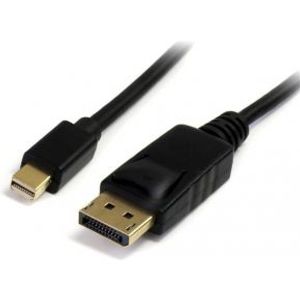 StarTech.com 1 m Mini DisplayPort-naar-DisplayPort 1.2 adapterkabel M/M DisplayPort 4k