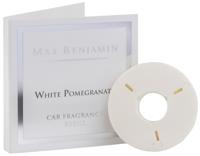 Max Benjamin navulling autoparfum White Pomegranate 7 cm wit