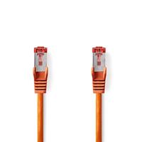S/FTP CAT6 Gigabit netwerkkabel / oranje - LSZH - 15 meter
