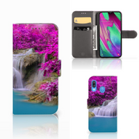 Samsung Galaxy A40 Flip Cover Waterval