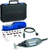 Dremel 3000 Multitool 130W - Multifunctioneel Gereedschap Set met 25 Accessoires & 1 Hulpstuk, Variabele Snelheid 10.000-33.000 t/min, EZ-Twist Functie en Geïntegreerde Ophanghaak