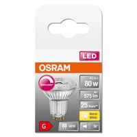 OSRAM 4058075433663 LED-lamp Energielabel F (A - G) GU10 Reflector 7 W = 80 W Warmwit (Ø x l) 50 mm x 52 mm 1 stuk(s) - thumbnail