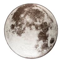 Zuiver Moon Vloerkleed Ø 200 cm - Grijs - thumbnail