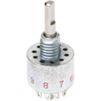 C & K Switches MA10L2NCQF Draaischakelaar 125 V, 28 V/DC 250 mA Schakelposities 10 IP67 1 stuk(s)