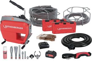 Rothenberger Accu-pijpreingingsmachine | voor buis d. 20-150 mm | 18 V 8 Ah | 1 stuk - 1000003346 1000003346