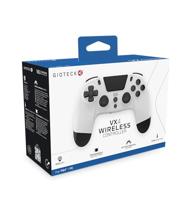 Gioteck - Manette sans fil premium bluetooth VX4 Blanc pour PS4 et PC