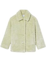 Proenza Schouler White Label veste boutonnée en fourrure artificielle - Tons neutres - thumbnail