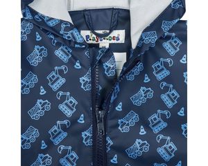 Playshoes regenpak overall Bouwwagens Marine Maat