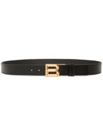 Bally ceinture B Bold en cuir - Noir