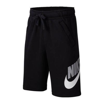 Nike sweatshort zwart/grijs/wit