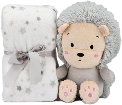Interbaby babydeken en knuffel Leeuw 80 x 110 cm pluche