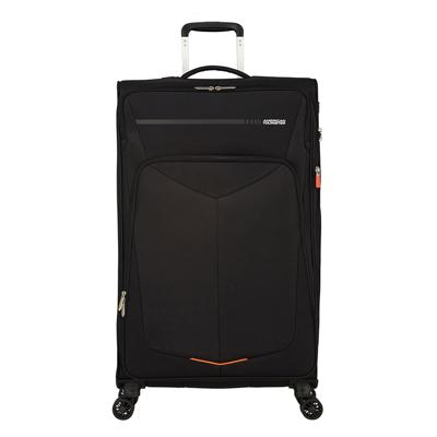 American Tourister Summerfunk Spinner 79 Expandable black Zachte koffer American Tourister Summerfunk Spinner 79 Expandable black Zachte koffer