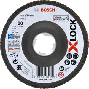 Bosch Accessories 2608619203 Bosch Lamellenschuurschijf Boordiameter 22.23 mm 1 stuk(s)