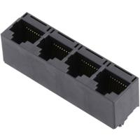 encitech RJJU-88-442-E1V-004 RJ45-connector 3251-0008-14 Bus, inbouw verticaal Aantal polen 8P8C Zwart 1 stuk(s) - thumbnail