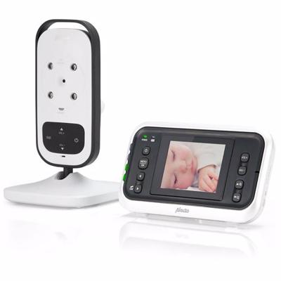 Alecto DVM-75 baby-videomonitor Antraciet, Wit