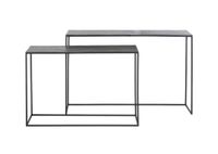 Light & Living Sidetable Boca Set van 2 stuks - Zwart - thumbnail