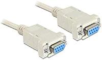 Nulmodemkabel Delock D-Sub9 -> D-Sub9 Bu/1,80 m