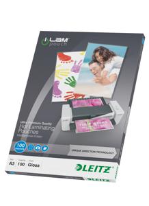 Leitz Lamineerfolie DIN A3 100 micron glanzend 100 stuk(s)