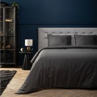 Presence Hotel Katoen-Satijn Valerie Dekbedovertrek Kleur: Antraciet, 140 x 240 cm Dekbedovertrek