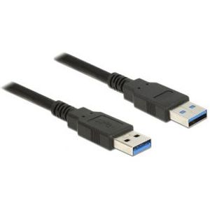 Delock 85062 Kabel USB 3.0 Type-A male > USB 3.0 Type-A male 2,0 m zwart