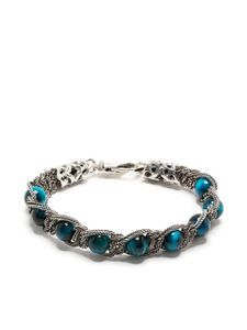 Emanuele Bicocchi bracelet serti de perles - Argent