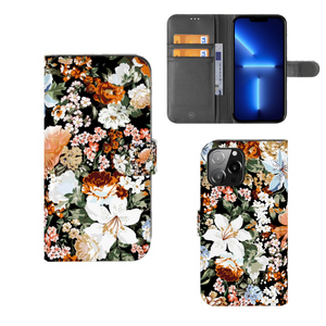 Hoesje voor iPhone 13 Pro Max Dark Flowers