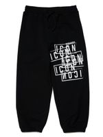 DSQUARED2 KIDS pantalon de jogging à logo Icon imprimé - Noir