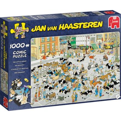 Jan van Haasteren The Cattle Market 1000 pcs Legpuzzel 1000 stuk(s) Stripfiguren Jan van Haasteren The Cattle Market 1000 pcs Legpuzzel 1000 stuk(s) Stripfiguren