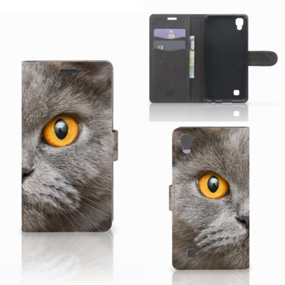 Telefoonhoesje met Pasjes LG X Power Britse Korthaar