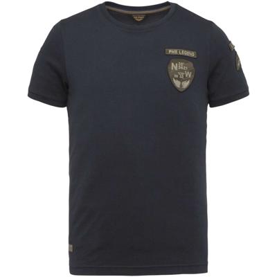 Short sleeve r-neck single jersey dark sapphire