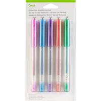 Cricut Explore/Maker Medium Point Gel 5-Pack Glitter Brights Stiftset Glittereffect, Rood, Groen, Roze, Violet, Blauw - thumbnail