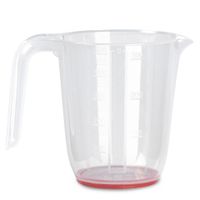 Keuken maatbeker/mengbeker - kunststof - transparant - 500 ml