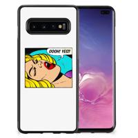 Samsung Galaxy S10+ TPU Bumper Case Popart Oh Yes