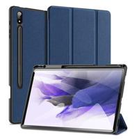 Samsung Galaxy Tab S9+ Dux Ducis Domo Tri-Fold Smart Folio Hoesje - Blauw - thumbnail