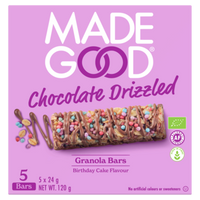Made Good Chocolate Drizzled Granola Bars Birthday Cake Flavour 5 x 24g bij Jumbo