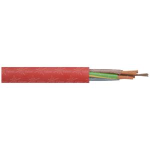 Faber Kabel 030674 Draad SiHF-J 4 x 2.5 mm² Rood per meter