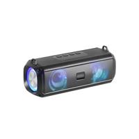 Mars Gaming MSB-XT, Draagbare Luidspreker + Soundbar 2in1, Dynamische RGB Verlichting, 4 Drivers 20W Geluidssysteem, Bluetooth 5.3 Luidspreker + AUX/MicroSD/USB/FM Radio, Zwart