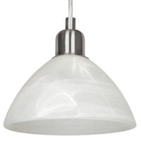 Eglo Hanglamp Brenda wit met RVS 87054 - thumbnail