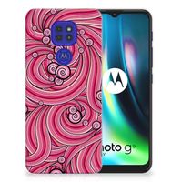 Motorola Moto G9 Play | E7 Plus Hoesje maken Swirl Pink - thumbnail