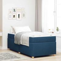 vidaXL Bedframe Anders Blauw 90 x 190 cm Stof