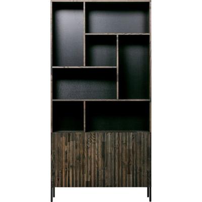 Hoge kast Gravure korpus Bruin en deuren bruin Hoge kast Gravure korpus Bruin en deuren bruin