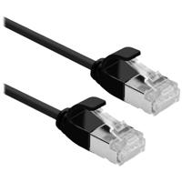 ROLINE F/UTP DataCenter Patchkabel Cat.6A (Class EA), LSOH, extra dun, zwart, 5 m - thumbnail