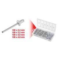 KS Tools 970.0150 Assortiment blindklinknagels, 400-delig - thumbnail