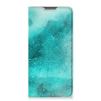 Bookcase Motorola Moto G52 | Moto G82 Painting Blue - thumbnail