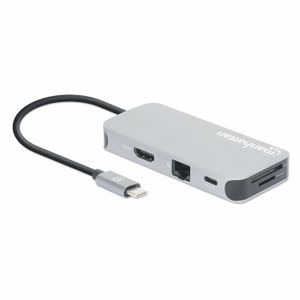 Manhattan 130615 USB-C dockingstation Geschikt voor merk (dockingstation): Universeel USB-C Power Delivery